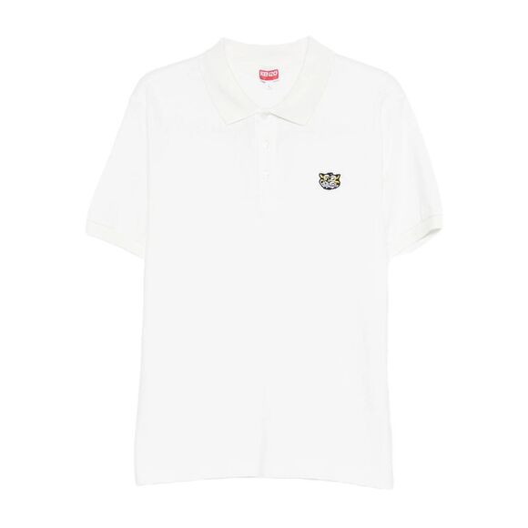 Kenzo White Polo Shirts Men